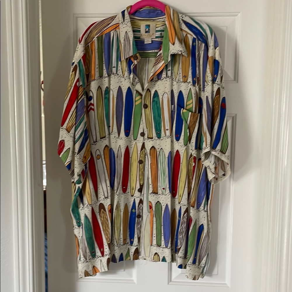 Kahala Hawaiian Islands Striped Shirt